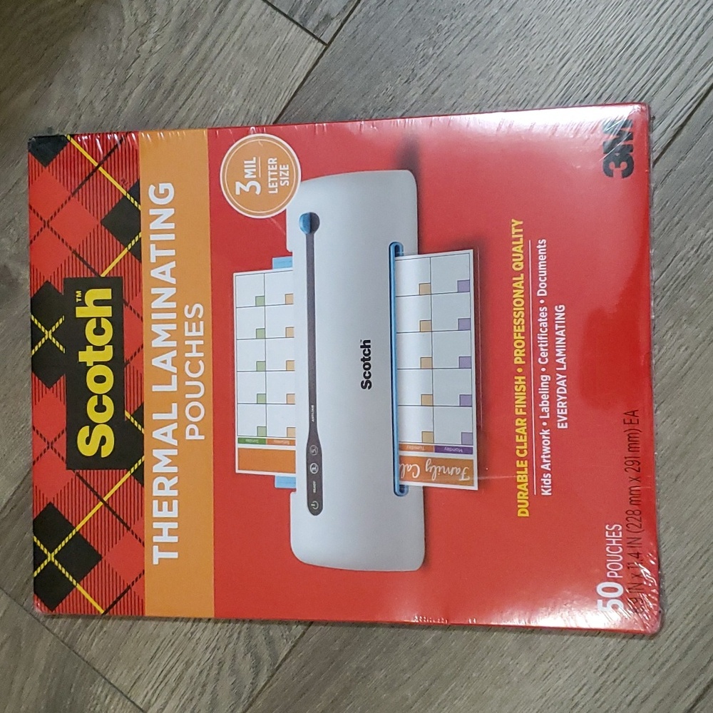 Scotch Thermal laminating pouches